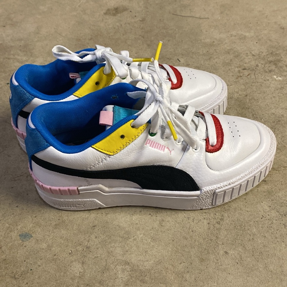 Puma White/muticolor Sneakers. - Picture 3 of 10
